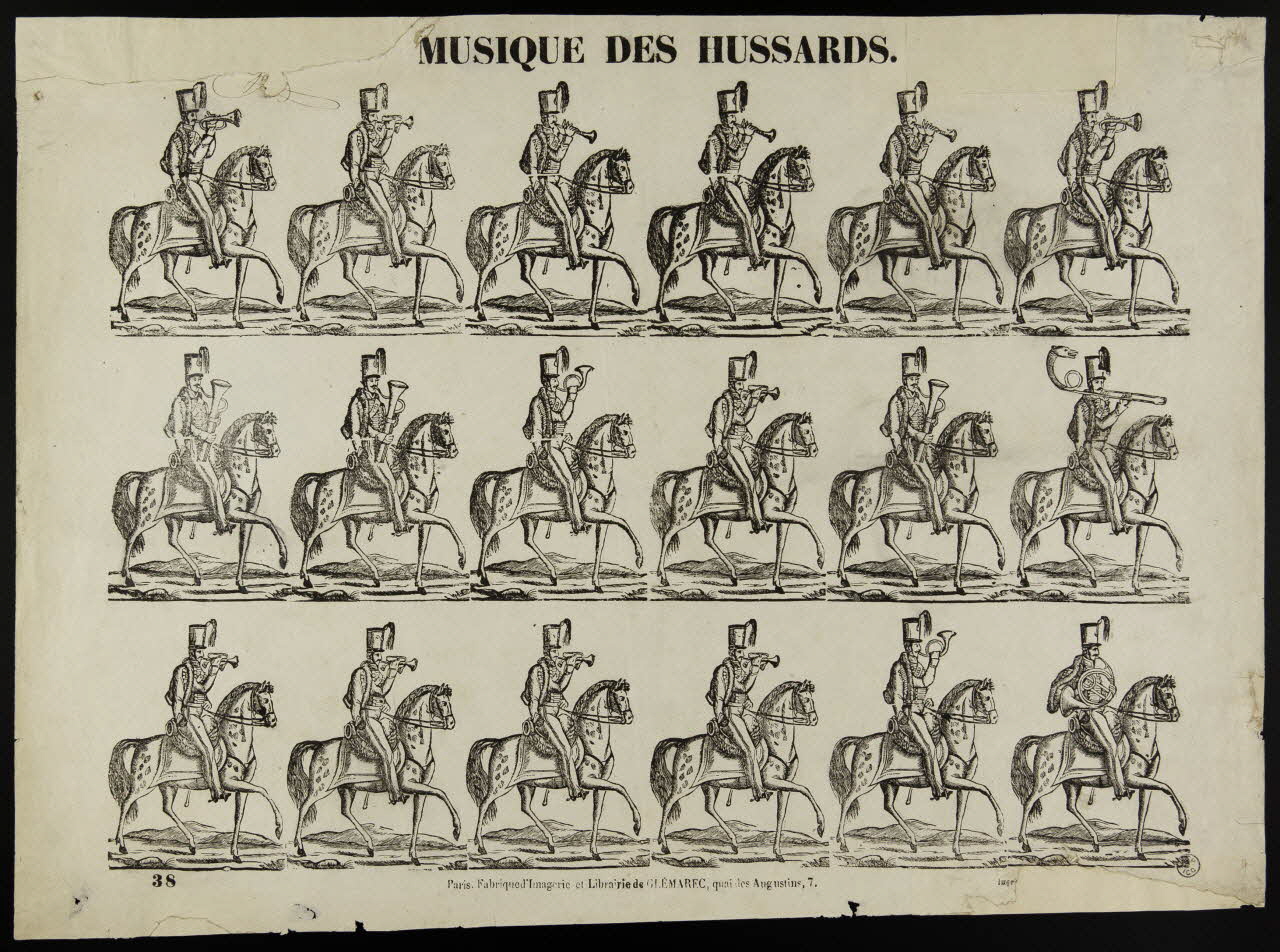 Charles-Eugène Glémarec à registres (3) MUSIQUE DES HUSSARDS. Paris 1849-1858 1953.86.1809 Photo