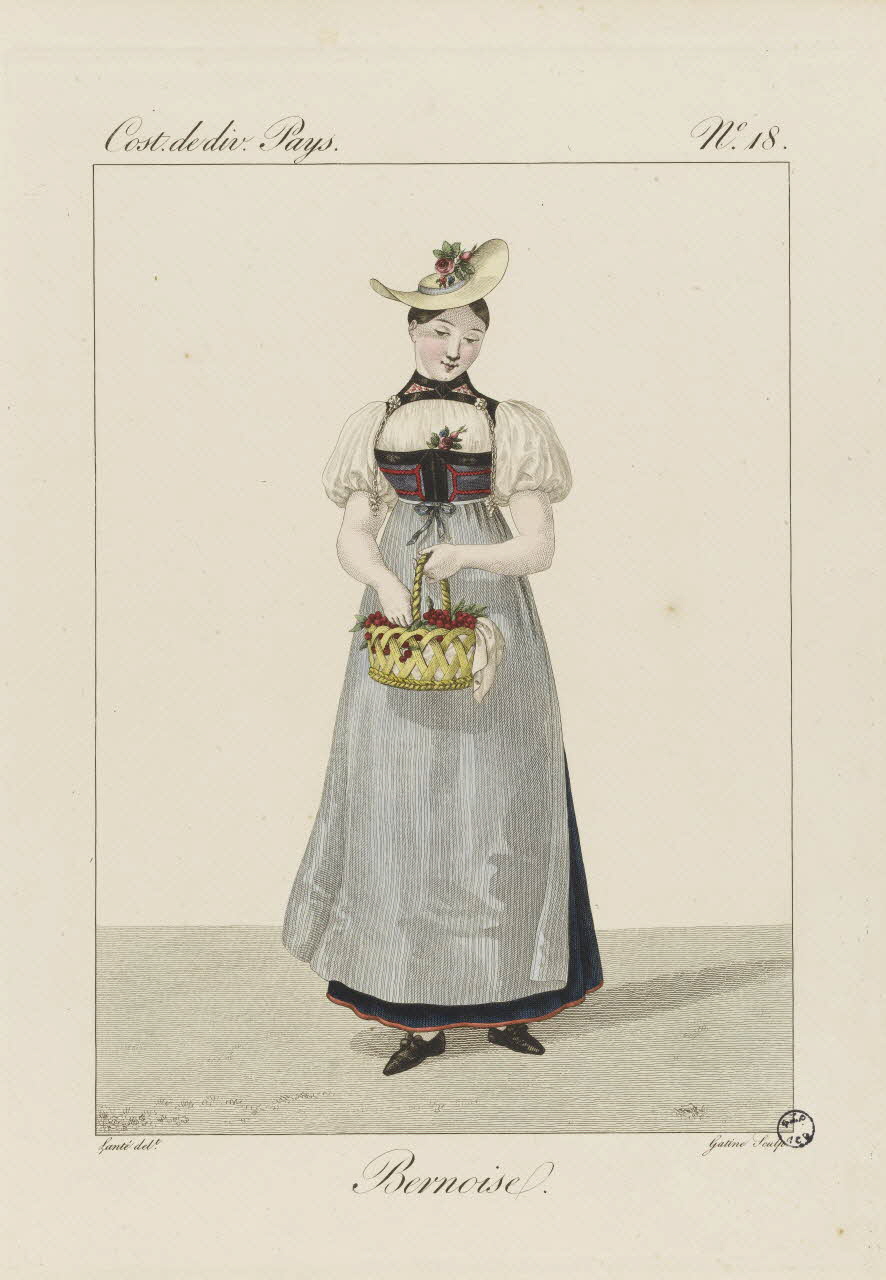 Louis-Marie Lanté ; Georges-Jacques Gatine estampe Bernoise. 1827 2005.14.18 Photo RMN-Grand Palais (Mucem)