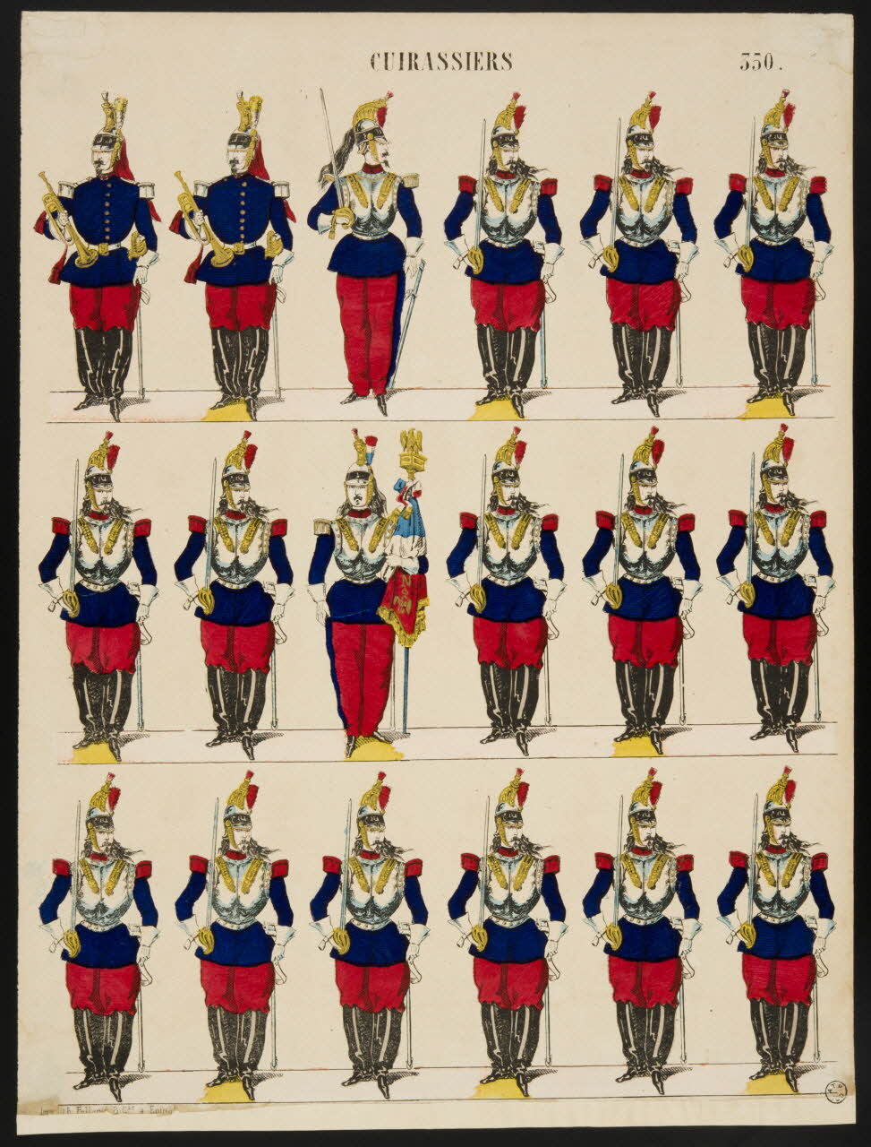 estampe CUIRASSIERS 1953.86.1912 Photo