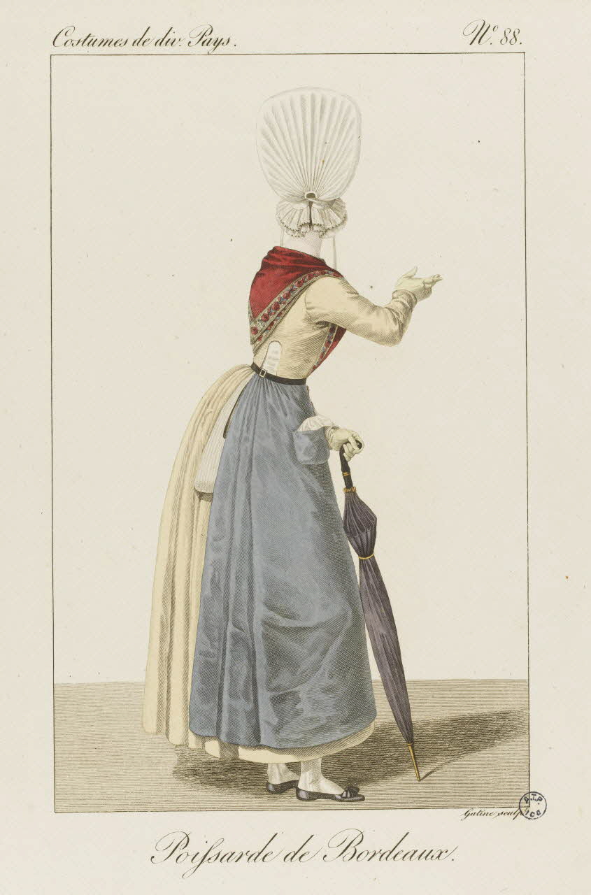 Louis-Marie Lanté ; Georges-Jacques Gatine estampe Poissarde de Bordeaux. 1827 2005.14.88 Photo RMN-Grand Palais (Mucem)