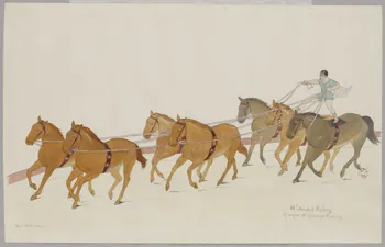 album Numéro de cirque : Mr André Rancy et ses chevaux 1962.67.74 Photo RMN-Grand Palais (Mucem)