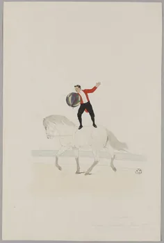 Marthe Vesque ; Juliette Vesque album Numéro de cirque : Lecusson 1908 1962.67.77 Photo RMN-Grand Palais (Mucem)