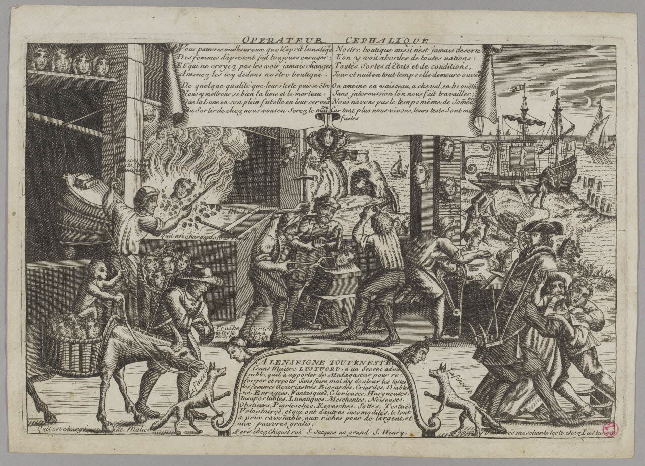 Jacques Chiquet imagerie ancienne OPERATEUR CEPHALIQUE. Ile-de-France, France 1687-1721 1938.11.24 Photo RMN-Grand Palais (Mucem)