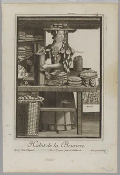 estampe Habit de la Beuriere 1971.29.27 Photo RMN-Grand Palais (Mucem)