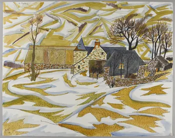 René Perrot dessin Le Sartre Auvergne-Rhones-Alpes, France 1944 1944.10.82  Photo RMN-Grand Palais (Mucem)/ Franck Raux