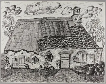 René Perrot dessin Rastoul Auvergne, France 1944 1944.10.88 Photo RMN-Grand Palais (Mucem)/ Franck Raux