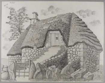 René Perrot dessin Rastoul Auvergne, France 1944 1944.10.91 Photo RMN-Grand Palais (Mucem)/ Franck Raux
