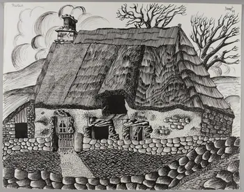 René Perrot dessin Rastoul Auvergne, France 1944 1944.10.92 Photo RMN-Grand Palais (Mucem)/ Franck Raux