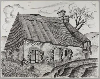 René Perrot dessin Rastoul Auvergne, France 1944 1944.10.93 Photo RMN-Grand Palais (Mucem)/ Franck Raux