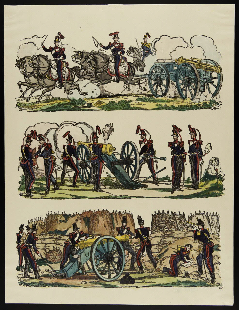 estampe Scènes de batailles 1953.86.2112 Photo