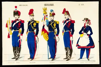 estampe ARMEE FRANCAISE. ARTILLERIE. 1953.86.2125 Photo