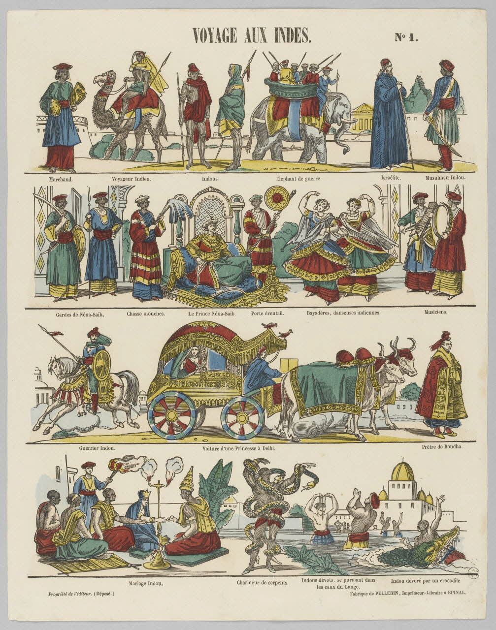 à registres (4) VOYAGE AUX INDES. 1953.86.1040 Photo RMN-Grand Palais (Mucem)