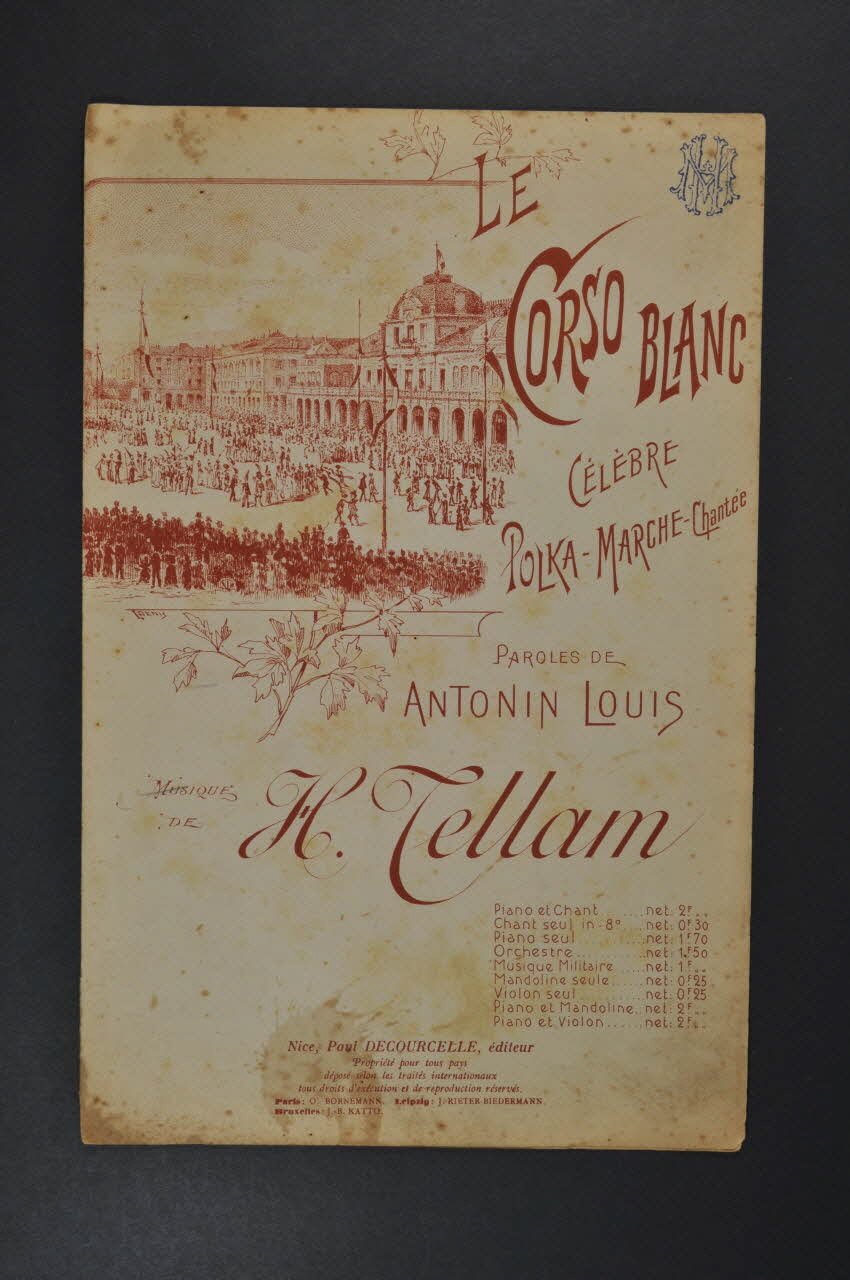 partition de musique petit format 1970.139.92 Photo Mucem