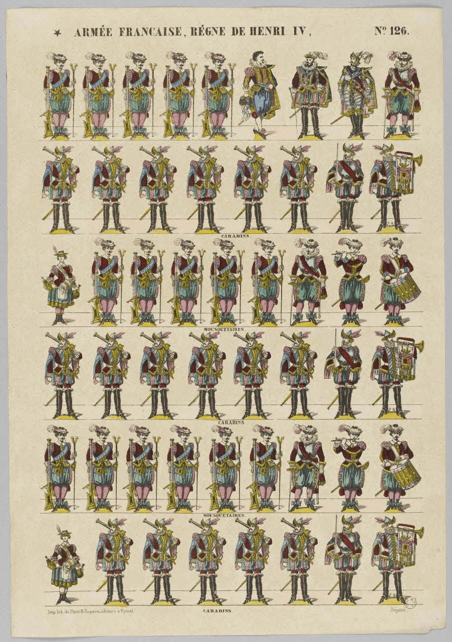 à registres (6) ARMEE FRANCAISE, REGNE DE HENRI IV. 1953.86.1270 Photo RMN-Grand Palais (Mucem)