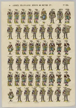 à registres (6) ARMEE FRANCAISE, REGNE DE HENRI IV. 1953.86.1270  Photo RMN-Grand Palais (Mucem)