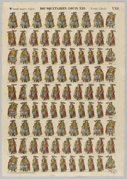 à registres (9) MOUSQUETAIRES LOUIS XIII. 1953.86.1276 Photo RMN-Grand Palais (Mucem)