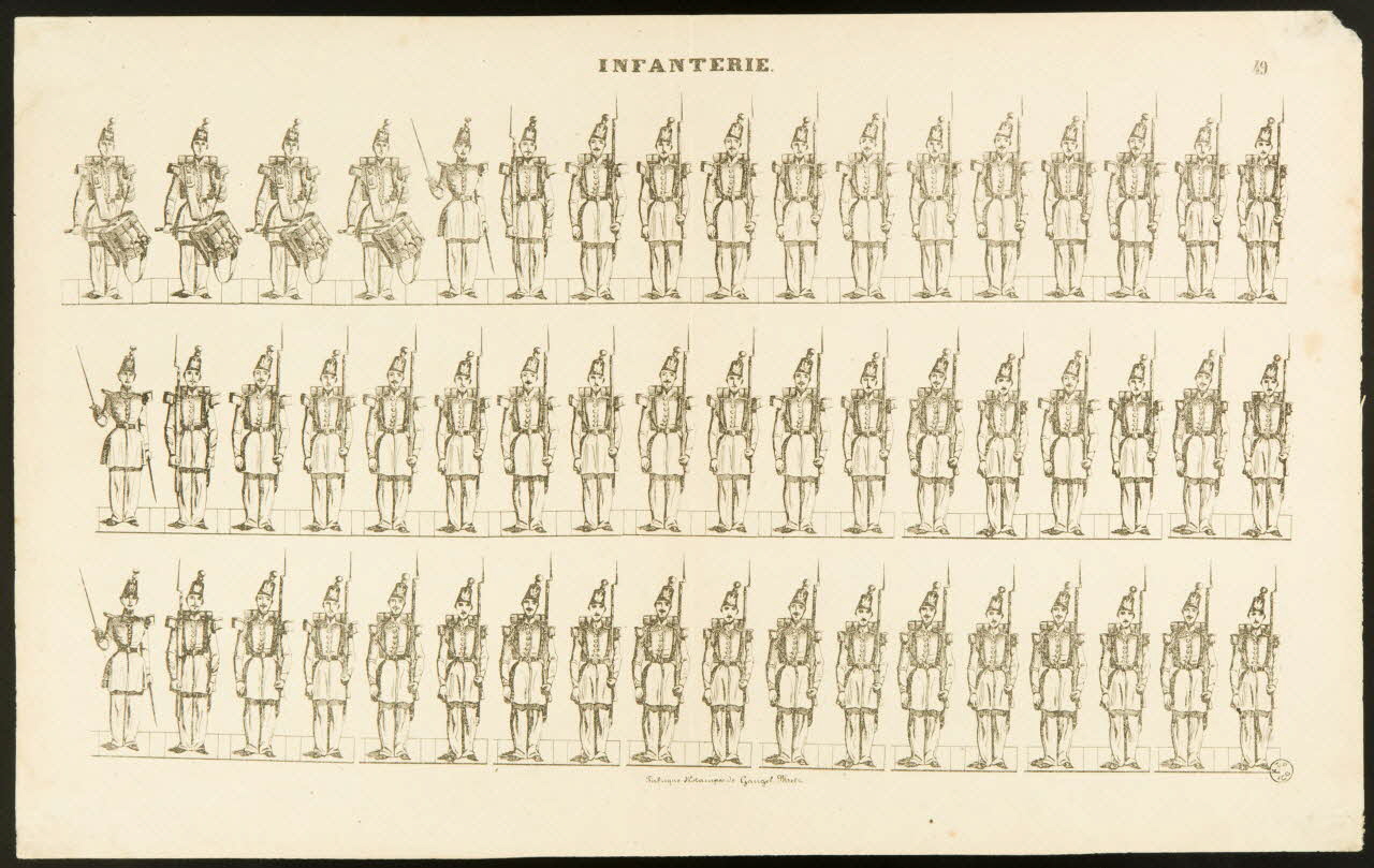 estampe INFANTERIE. 1953.86.2244 Photo