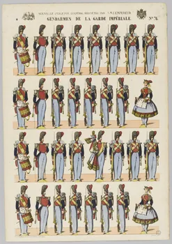 à registres (4) GENDARMES DE LA GARDE IMPERIALE. 1953.86.1619 Photo RMN-Grand Palais (Mucem)