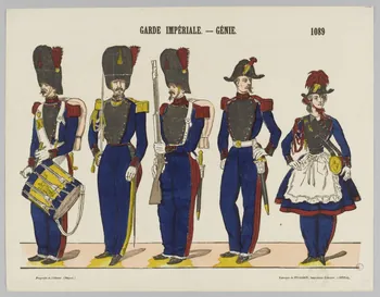 estampe GARDE IMPERIALE. - GENIE. 1953.86.1792  Photo RMN-Grand Palais (Mucem)
