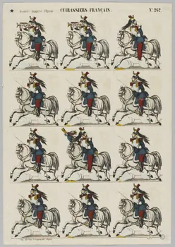 à registres (4) CUIRASSIERS FRANCAIS. 1953.86.1899 Photo RMN-Grand Palais (Mucem)