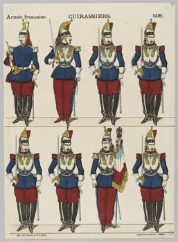 à registres (2) Armée française. CUIRASSIERS. 1953.86.1908 Photo RMN-Grand Palais (Mucem)