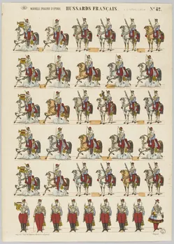 à registres (6) HUSSARDS FRANCAIS. 1953.86.1970 Photo RMN-Grand Palais (Mucem)