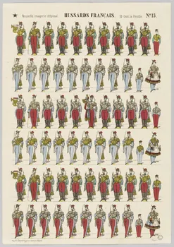à registres (6) HUSSARDS FRANCAIS. 1953.86.2015 Photo RMN-Grand Palais (Mucem)