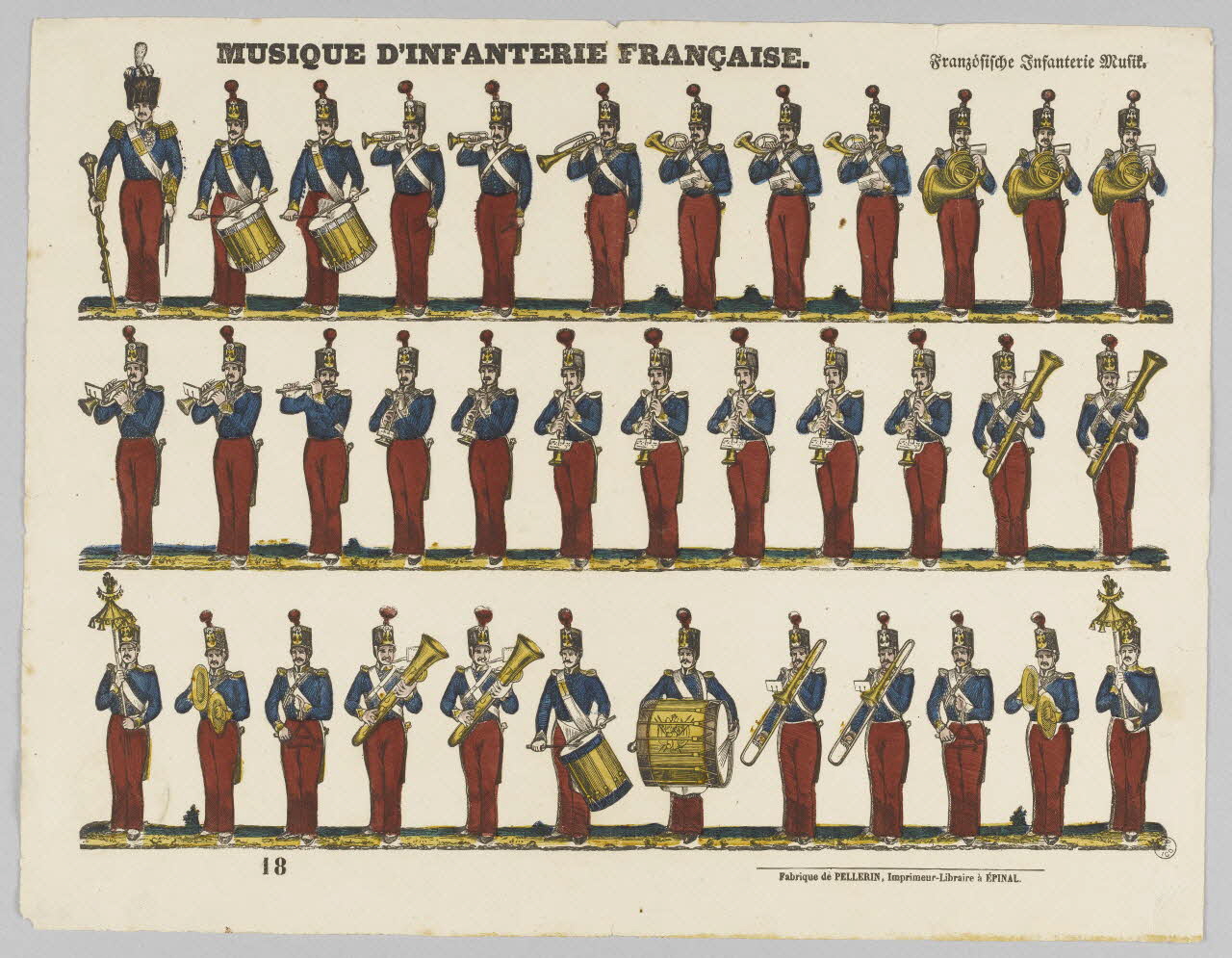 à registres (3) MUSIQUE D'INFANTERIE FRANCAISE. 1953.86.2204 Photo RMN-Grand Palais (Mucem)