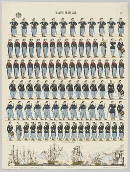 Pellerin à registres (7) MARINE FRANCAISE. Lorraine, France 1866-1870 1953.86.2656 Photo RMN-Grand Palais (Mucem)
