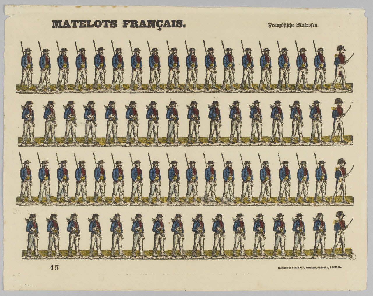 à registres (4) MATELOTS FRANCAIS. 1953.86.2650 Photo RMN-Grand Palais (Mucem)