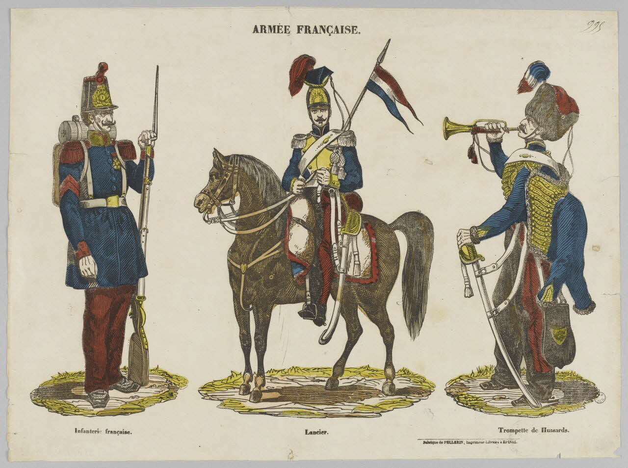 estampe ARMEE FRANCAISE. 1953.86.2692 Photo RMN-Grand Palais (Mucem)