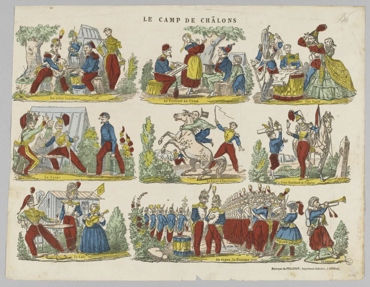 à registres (3) LE CAMP DE CHALONS. 1953.86.2771 Photo RMN-Grand Palais (Mucem)