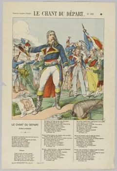 estampe LE CHANT DU DEPART. 1953.86.2895  Photo RMN-Grand Palais (Mucem)