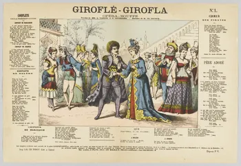 estampe GIROFLE-GIROFLA 1953.86.2937 Photo RMN-Grand Palais (Mucem)