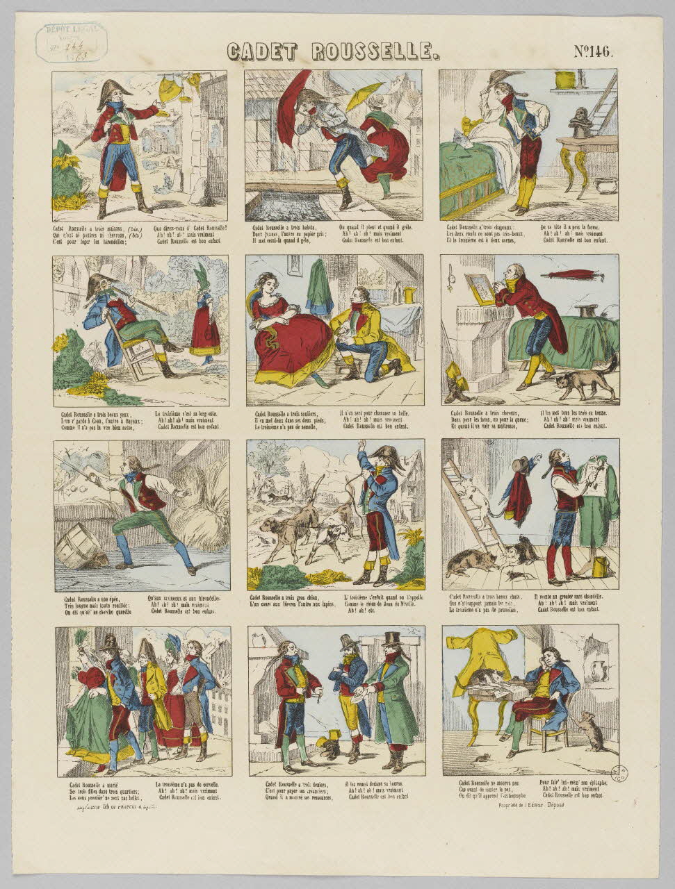 à compartiments (3x4) CADET ROUSSELLE. 1953.86.2959 Photo RMN-Grand Palais (Mucem)