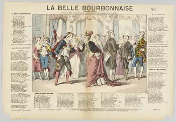 estampe LA BELLE BOURBONNAISE 1953.86.3080 Photo RMN-Grand Palais (Mucem)