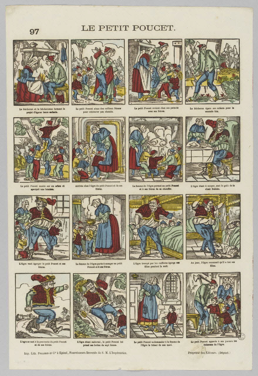 Pellerin à compartiments (4x4) LE PETIT POUCET. Lorraine, France 1866 1953.86.3371 Photo RMN-Grand Palais (Mucem)