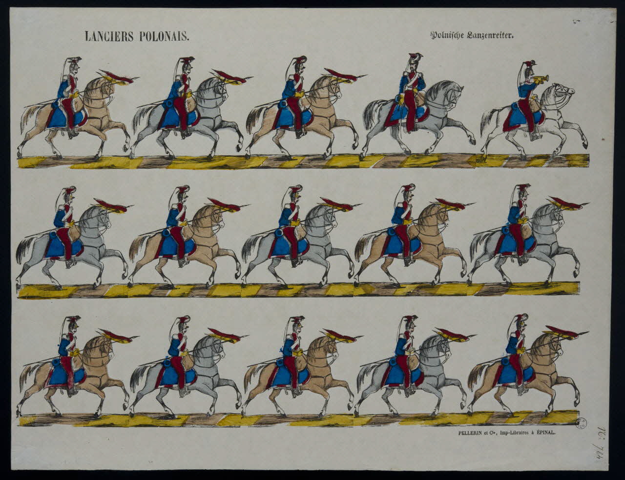 estampe LANCIERS POLONAIS. 1953.86.2471 Photo
