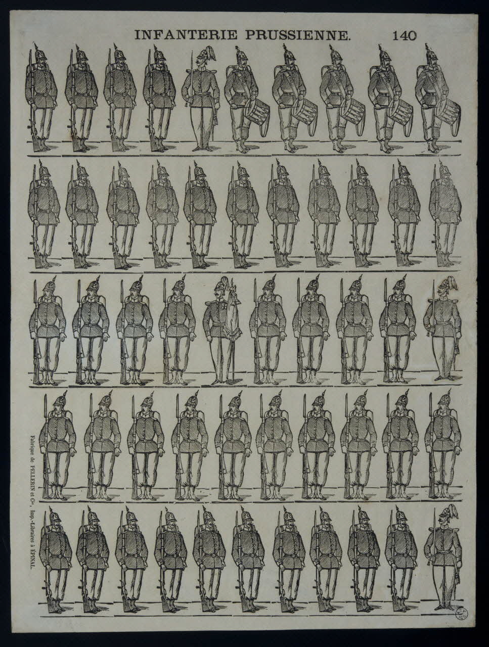 estampe INFANTERIE PRUSSIENNE. 1953.86.2475 Photo