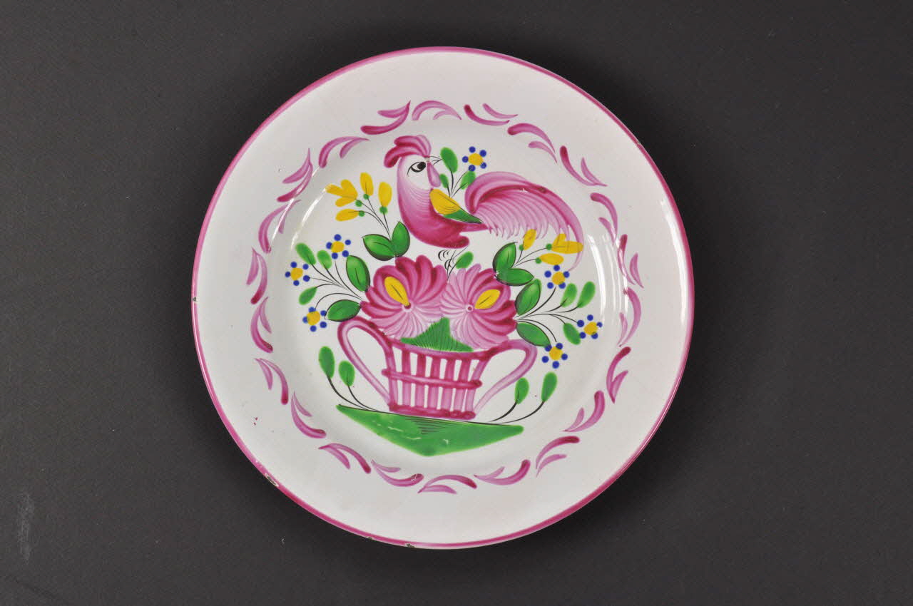 assiette plate 1968.45.121 Photo Mucem