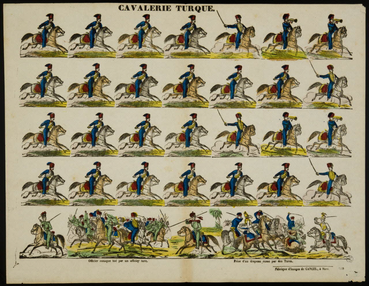 estampe CAVALERIE TURQUE. 1953.86.2515 Photo