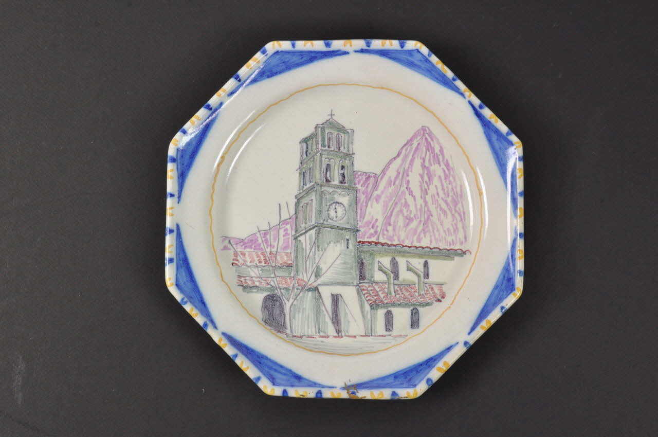 assiette plate 1968.45.123 Photo Mucem