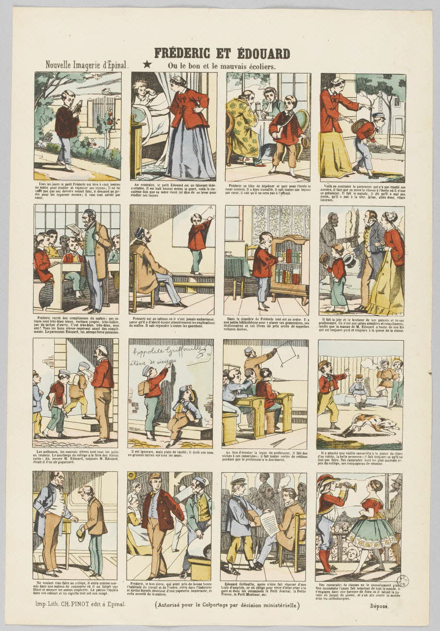 à compartiments (4x4) FREDERIC ET EDOUARD 1953.86.3597 Photo RMN-Grand Palais (Mucem)