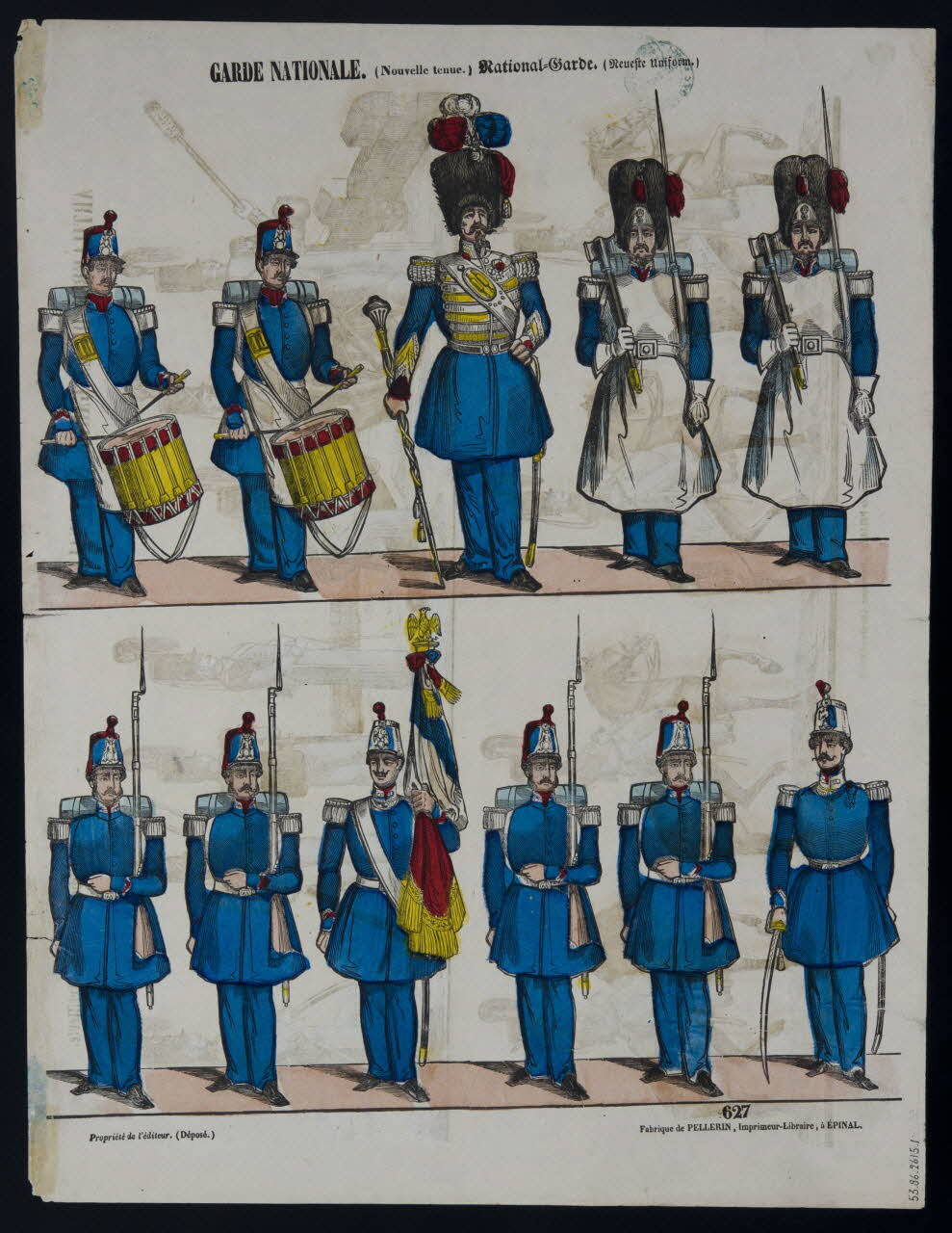 estampe GARDE NATIONALE. (Nouvelle tenue.). 1953.86.2615.1 Photo