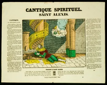 Charles Nicolas Gangel estampe SAINT ALEXIS. Metz 1852-1858 1953.86.267 Photo