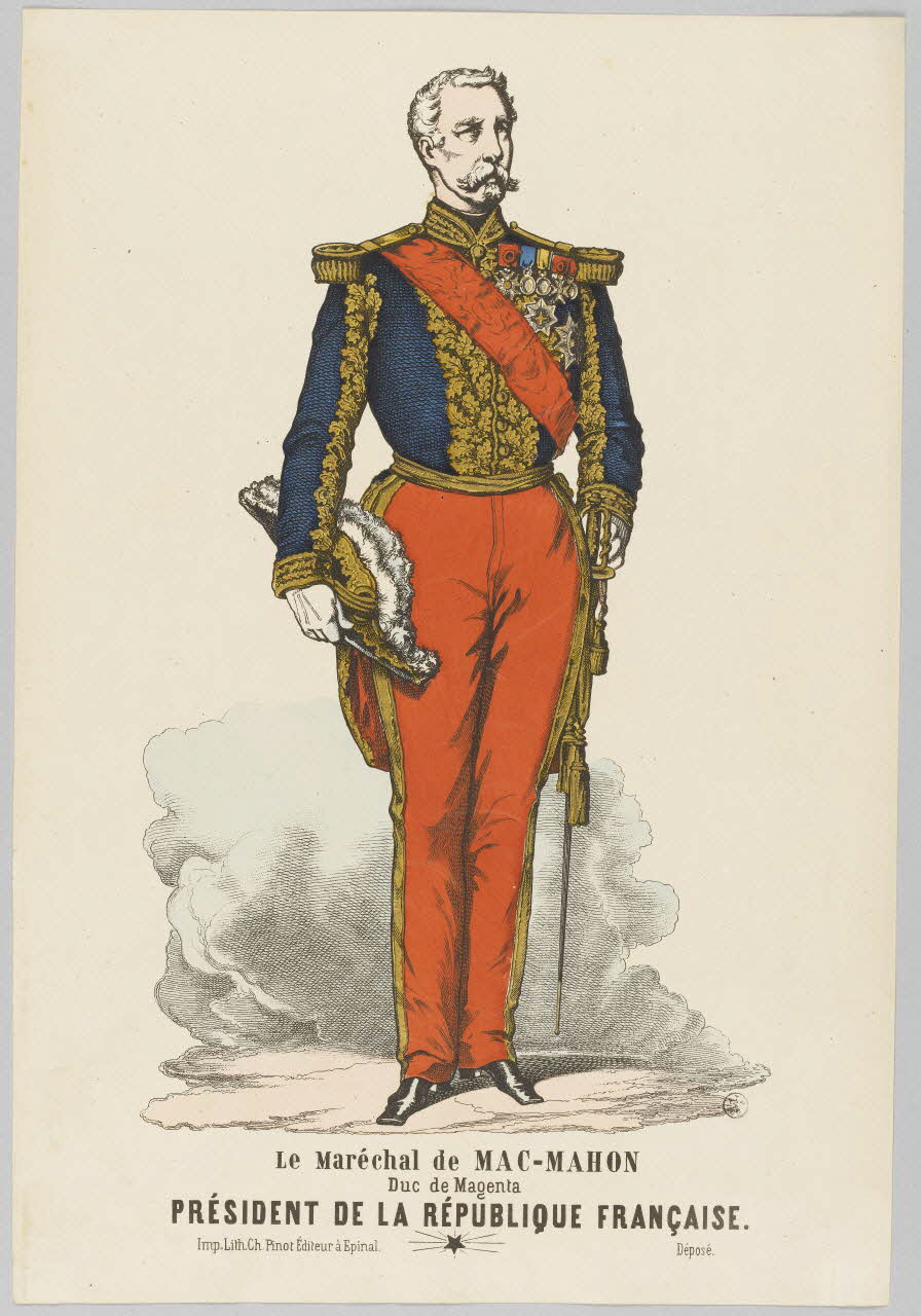 estampe Le Maréchal de MAC-MAHON  Duc de Magenta  PRESIDENT DE LA REPUBLIQUE FRANCAISE. 1953.86.774 Photo RMN-Grand Palais (Mucem)