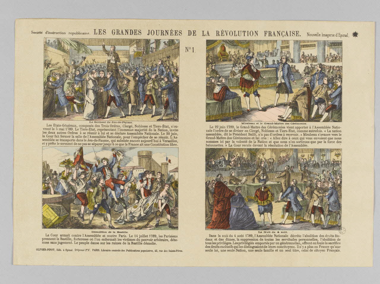 suite LES GRANDES JOURNEES DE LA REVOLUTION FRANCAISE. 1953.86.847 Photo RMN-Grand Palais (Mucem)