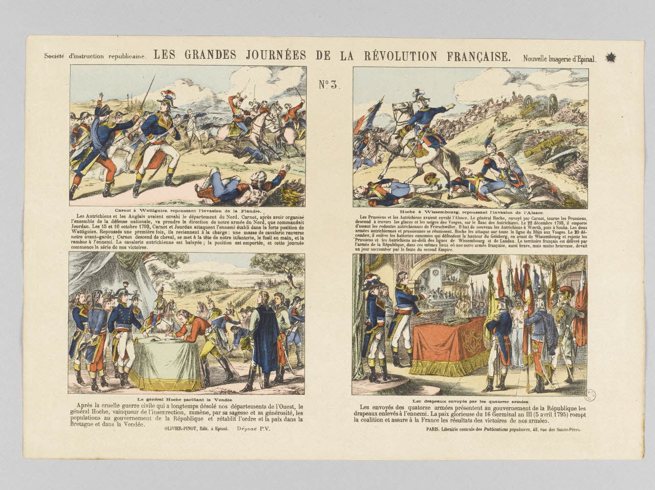 Jean-Charles Olivier-Pinot ; François-Charles Pinot estampe LES GRANDES JOURNEES DE LA REVOLUTION FRANCAISE. Lorraine, France 1875-1888 1953.86.850 Photo RMN-Grand Palais (Mucem)