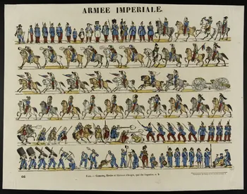 Gaittet et Cie ; Charles-Eugène Glémarec à registres (6) ARMEE IMPERIALE. Paris 1858-1860 1953.86.2734 Photo