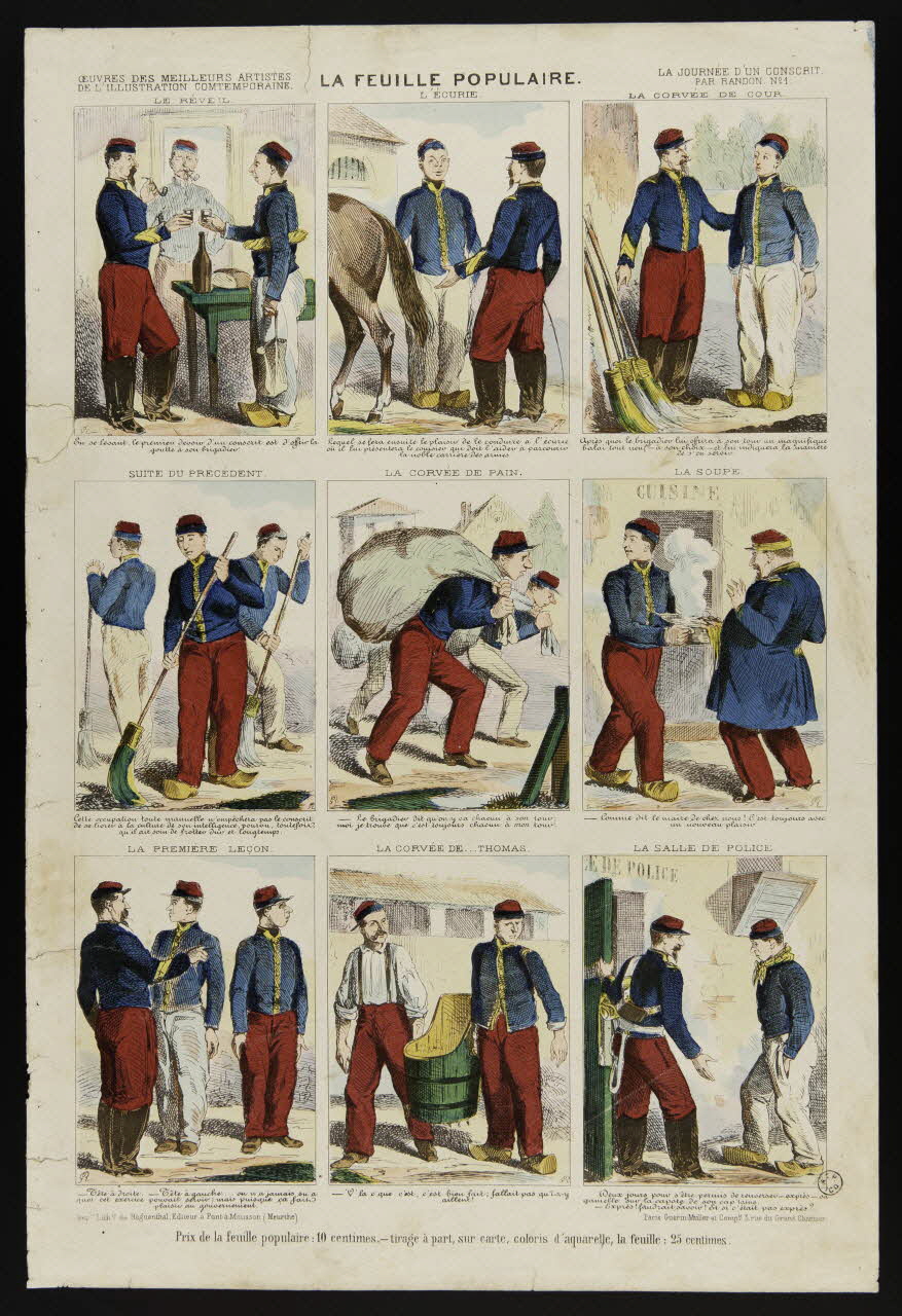 estampe LA FEUILLE POPULAIRE. 1953.86.2770 Photo